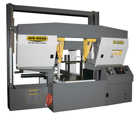 28" x 28" HYD-MECH ... "AUTOMATIC" " DOUBLE COLUMN" BANDSAW